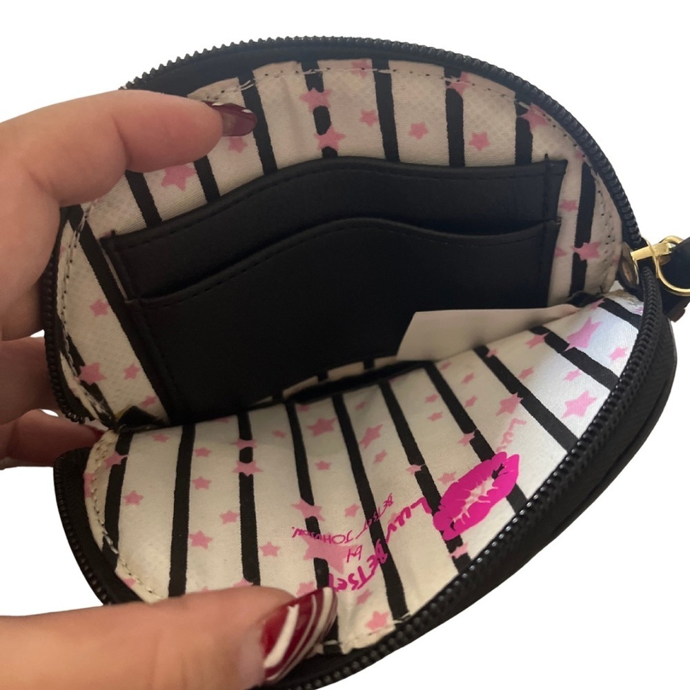 MUST HAVE Betsey Johnson Black Cat Coin Purse Pouch Collectible - Picture 5 of 5